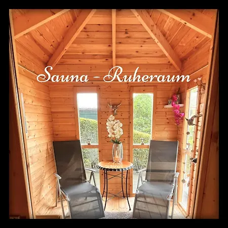 Zwischen Den Meeren, Mit Eigener Blockhaus-sauna, Traumgarten Und Ueberdachter Terrasse 바트제게베르그